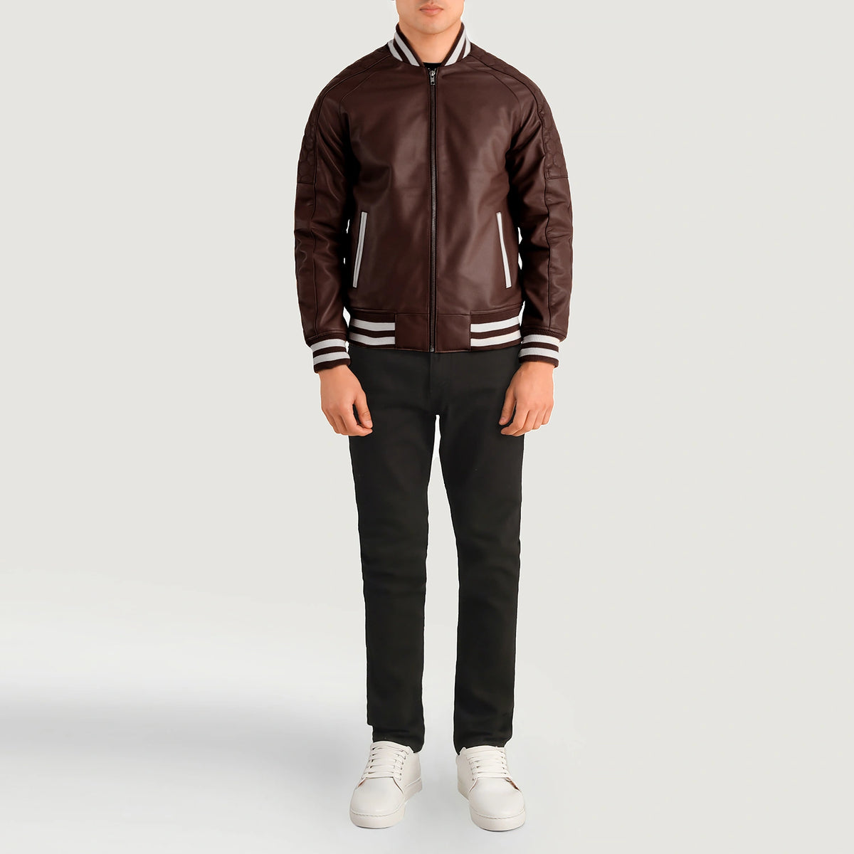Maroon best sale fall jacket