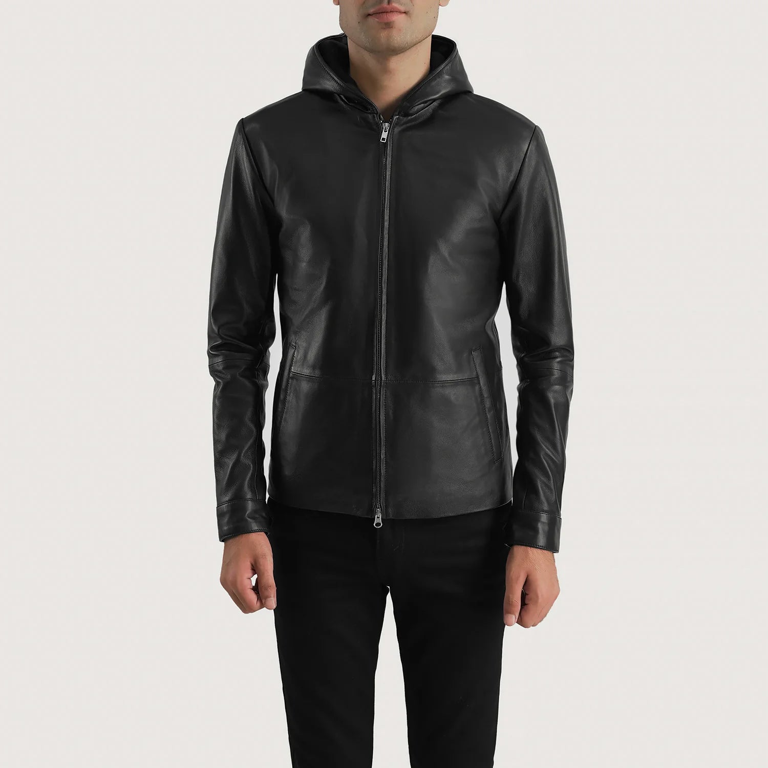 ジャケット・アウター archive hoodie leather jacket darkwear archive leather hoodie jacket 00s v系 lgb - メルカリ