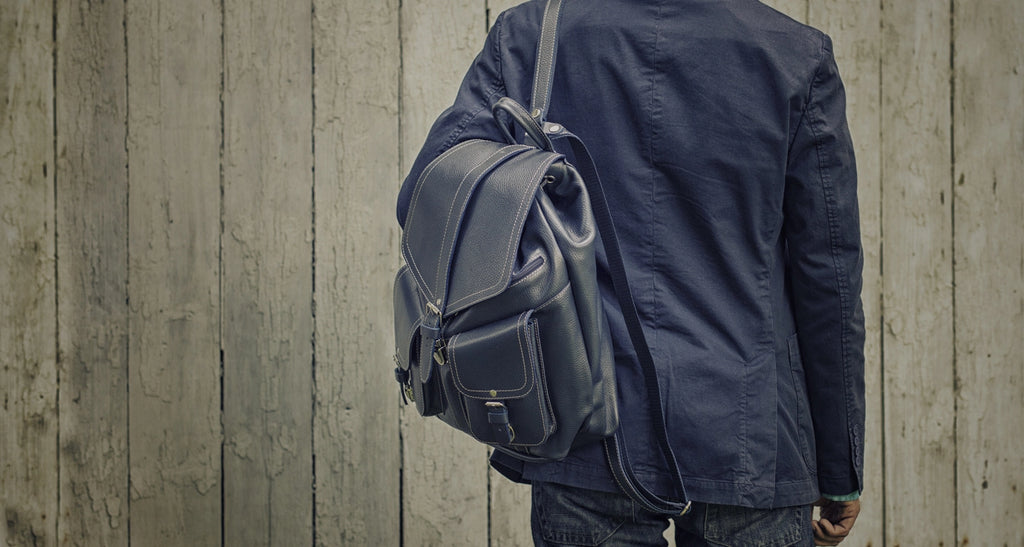 custom leather backpack singapore Leather-Canvas with Fur Flap, You can Redesign-Customize the item Black Leather Laptop Backpack Men,
