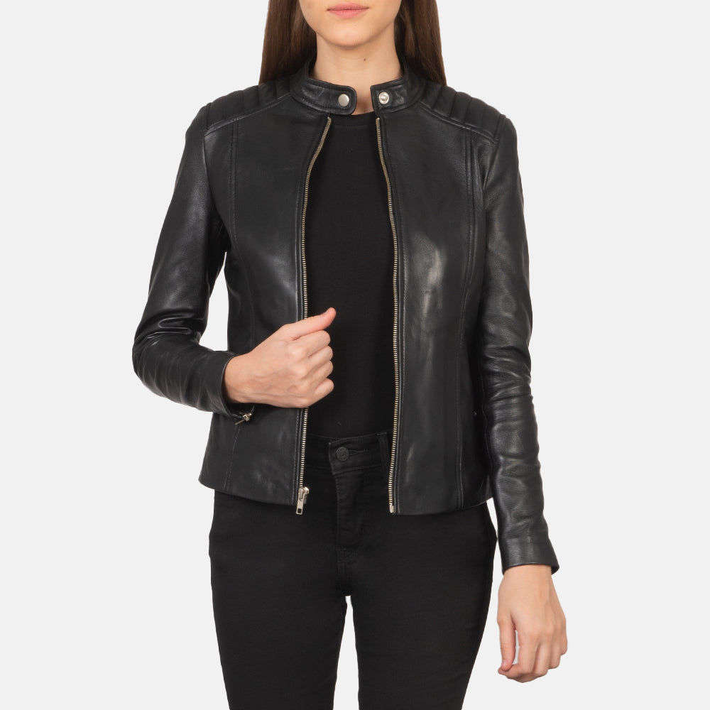 New ladies leather jacket new arrivals