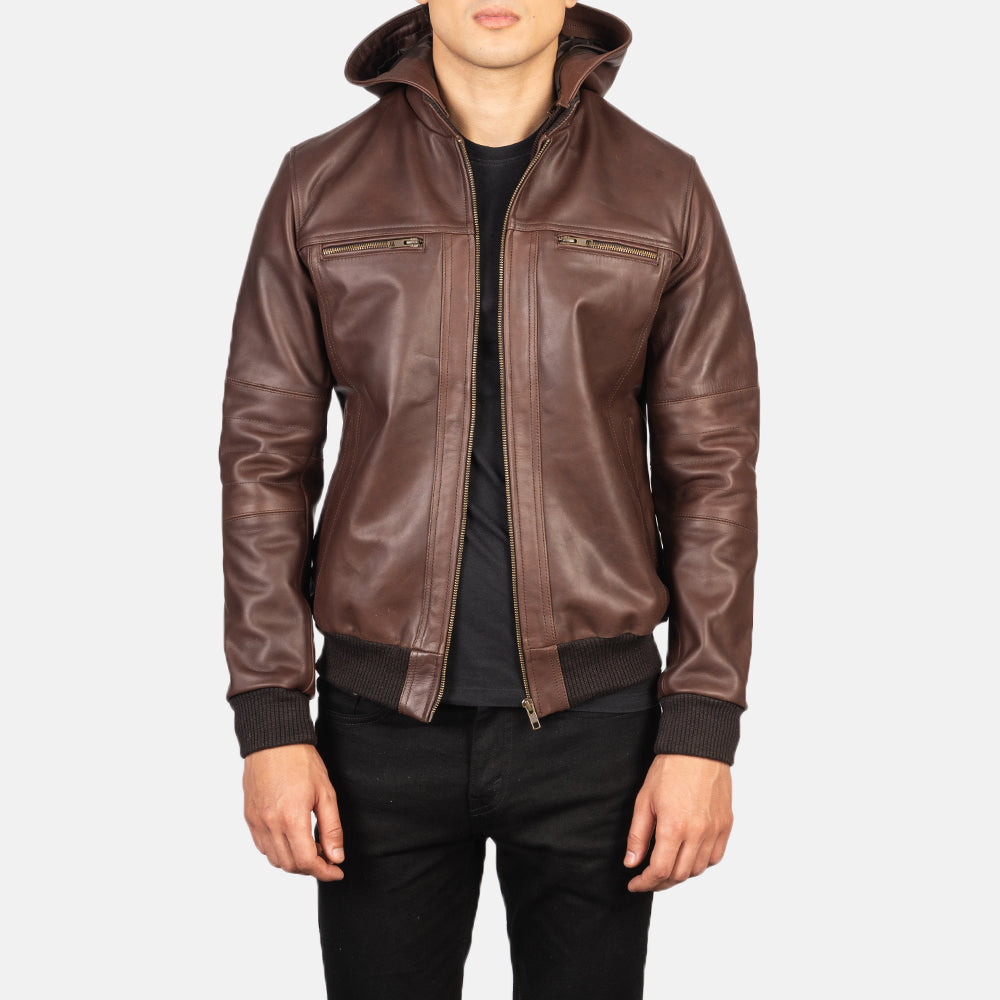 Men's Hooded Leather Jackets | Utility & Edge | The Jacket Maker