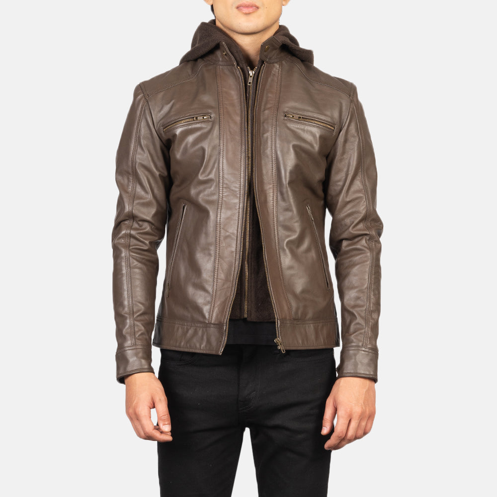 épine leather jacket brown Men's Biker Jackets | Moto & Racer Styles | The Jacket Maker