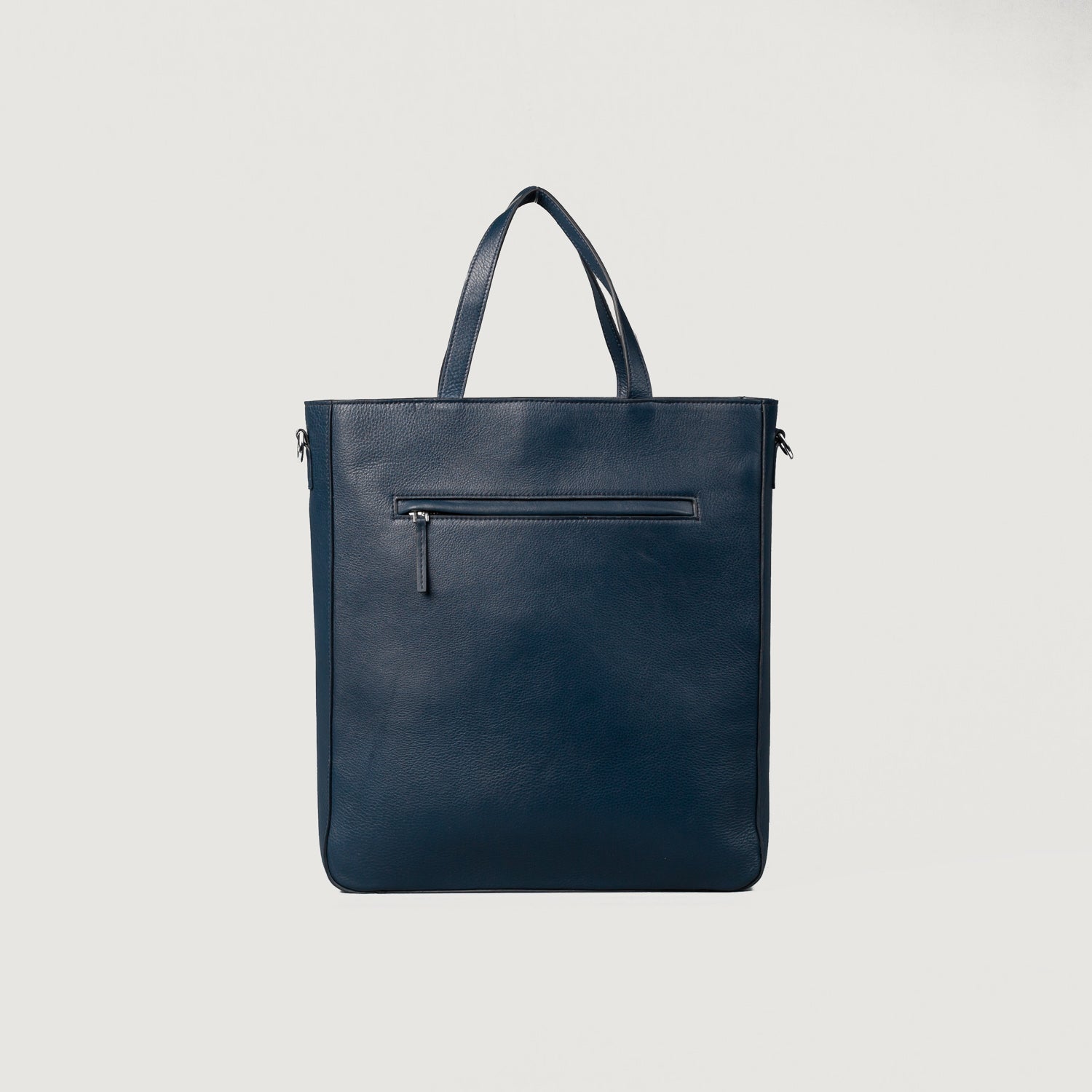 Men's The Poet Midnight Blue Leather Tote Bag – The Jacket Maker