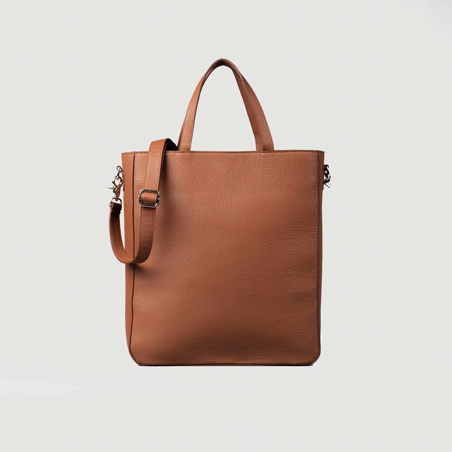Men's The Poet Brown Leather Tote Bag – The Jacket Maker