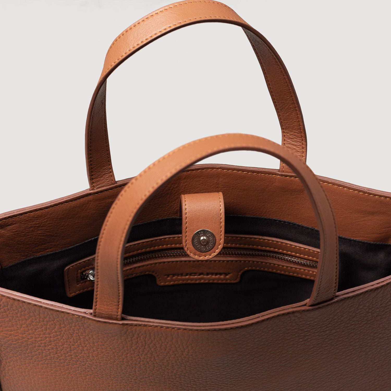 Men's The Poet Brown Leather Tote Bag – The Jacket Maker