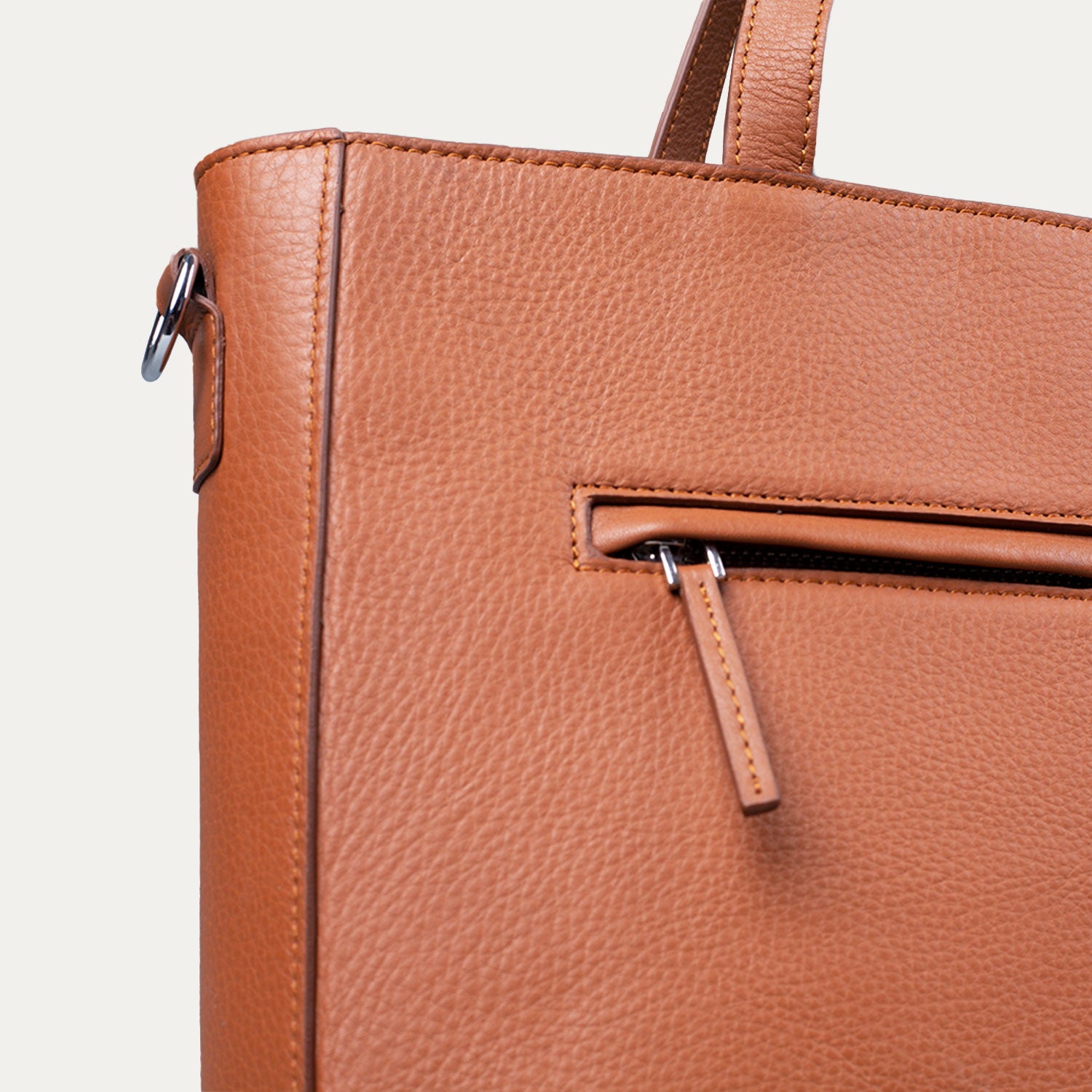 Men's The Poet Brown Leather Tote Bag – The Jacket Maker