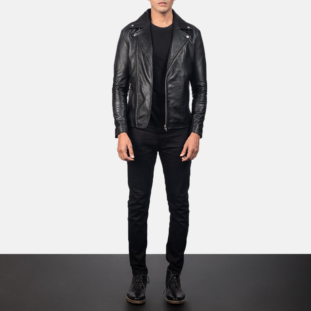 Mens biker hotsell jacket